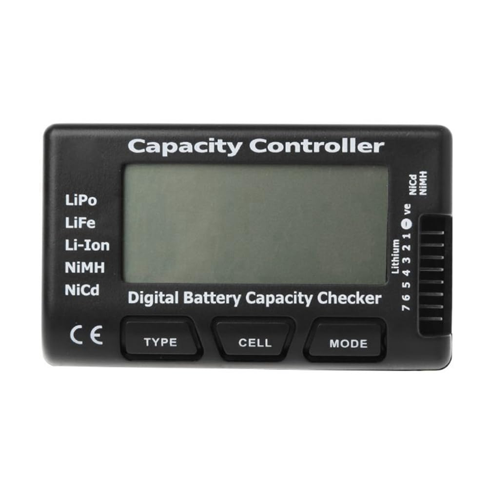 Littimoon RC Cellmeter 7 Digital Battery Capacity Checker Controller Tester Voltage for LiPo Life Li-Ion NiMH Nicd Cell Meter