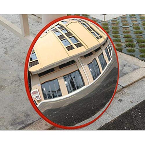 Miroir de sécurité PC non déformé 45cm anti-reflet noir pour intérieur - 4