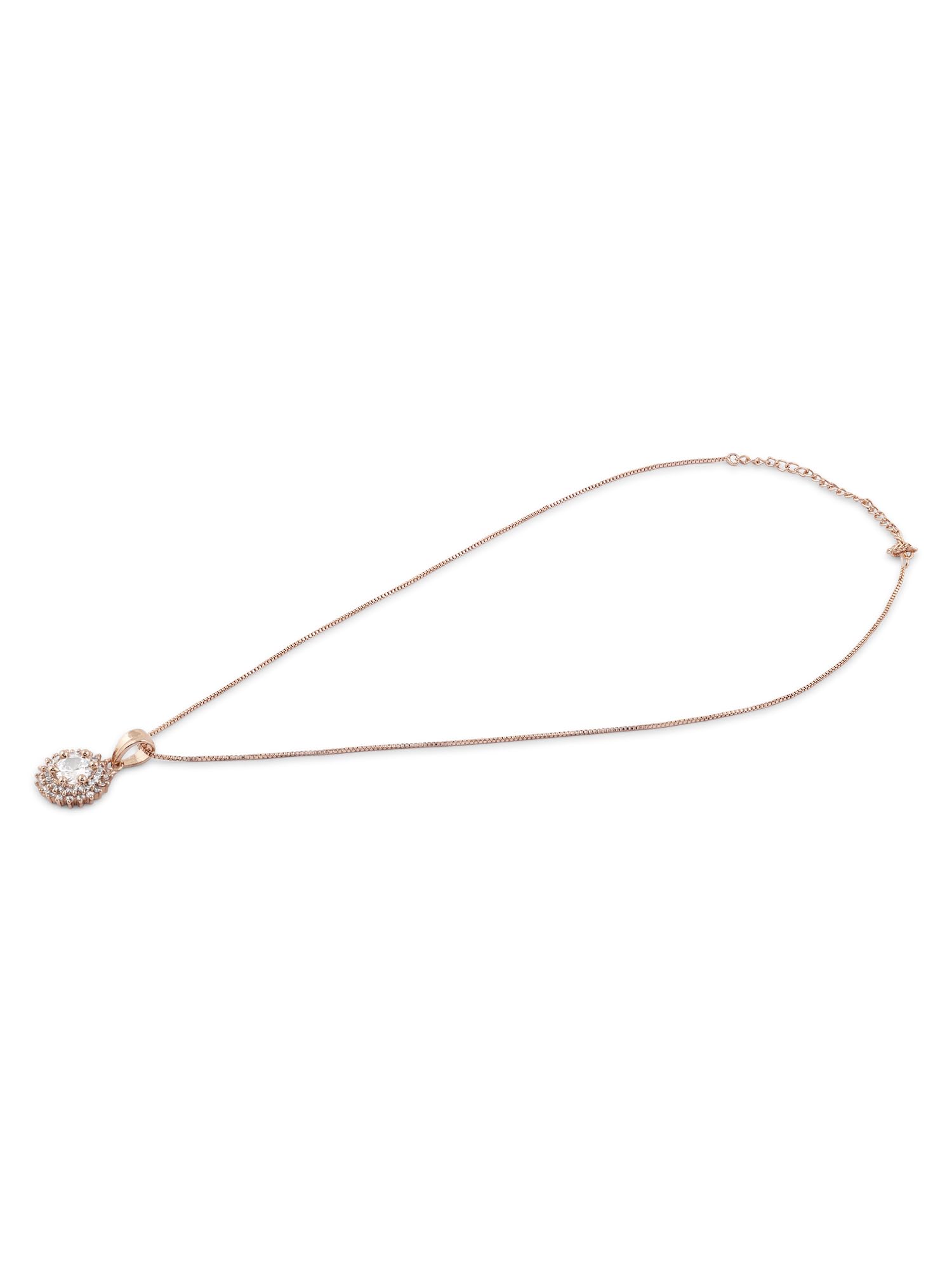 CZ Pendant & Chain for Women