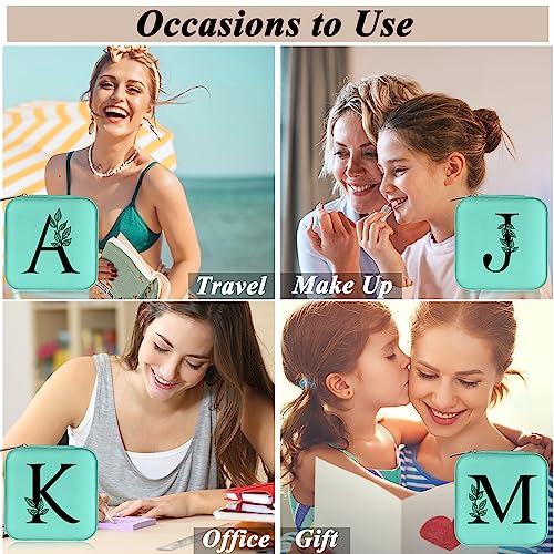 Parima Personalized Small Initial Jewelry Box Jewelry Case Organizer Travel Essentials Gifts For Women Mom Friends Female Birthday Gifts For Her Bridesmaids Teen Girls Teenage Gifts Idea Initial A #TOP5