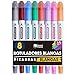 Rotuladores para Pizarra Blanca de SmartPanda – Punta Doble, Mediana y Fina – Borrado Seco, Ideal para el Hogar, Escuela u Oficina – Juego de 8 Colores Variados (8)