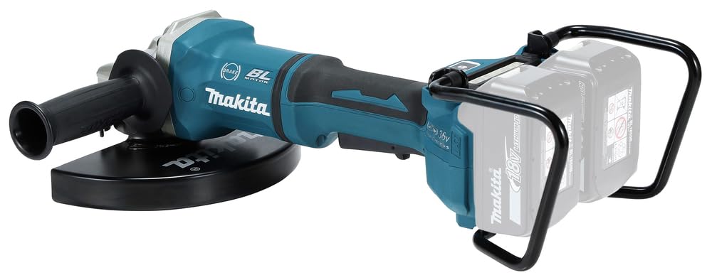 Makita DGA901ZKU2 akumulatorowa szlifierka kątowa 2 x 18 V z Bluetooth (bez akumulatora, bez ładowarki) w walizce transportowej