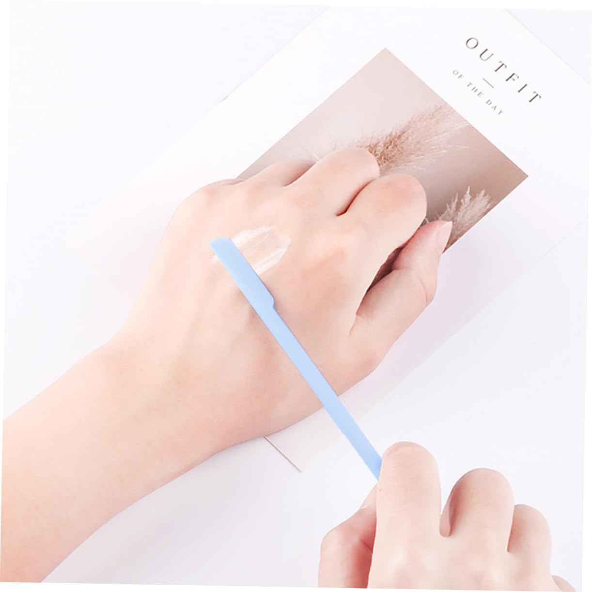 Mipcase 18pièces Spatules Pour Maquillage Outils De Beauté Racloir De Bouteille Couleurs Aléatoires
