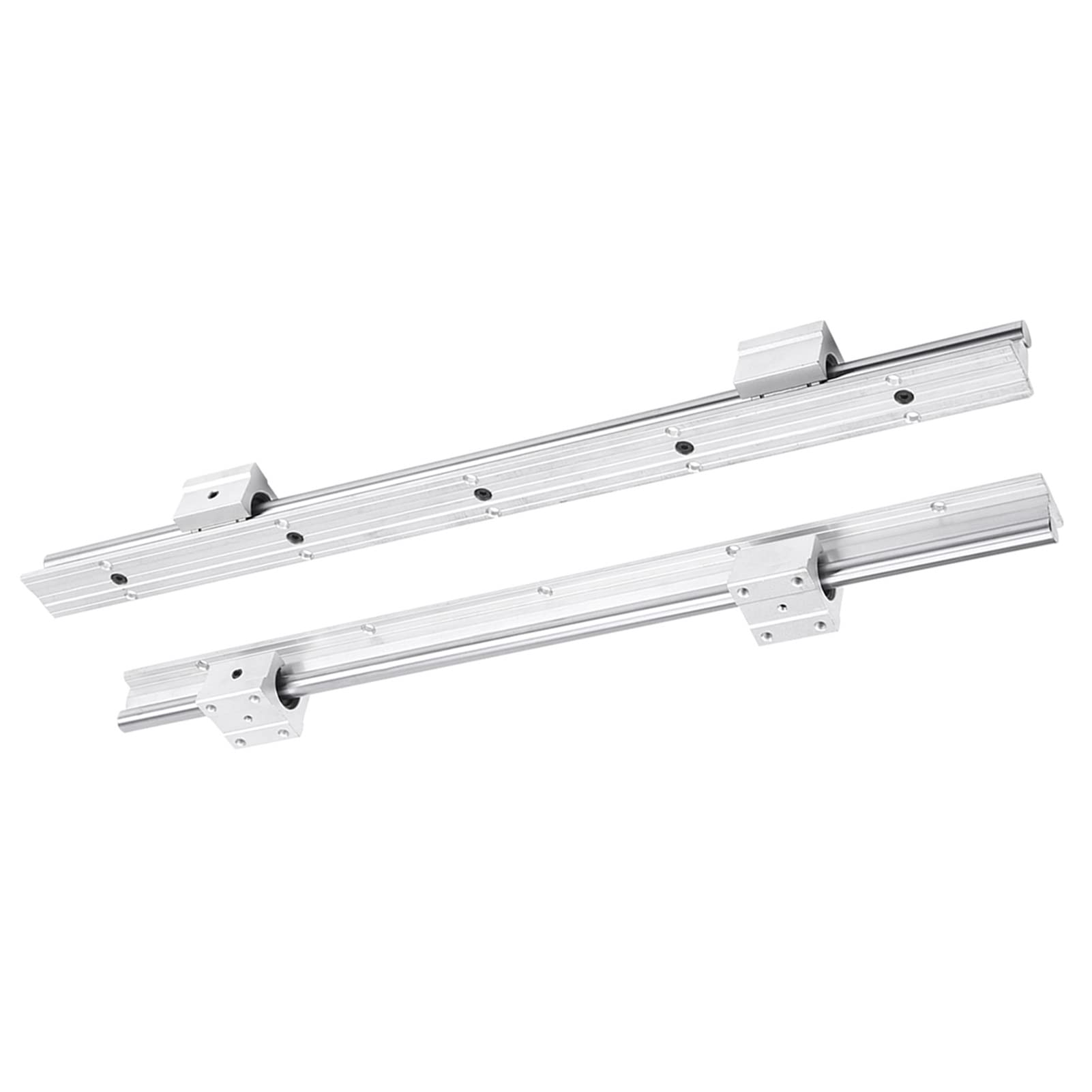 2PCS SBR12-500mm 12MM Linear Bearing Rail Slide Guide Shaft 4Pcs SBR12UU, Multifunctional Accessory For Home Use