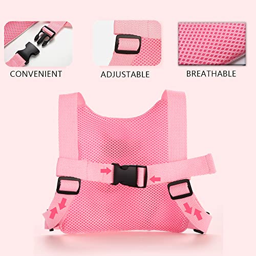 Toddlers Leash + Anti Lost Wrist Link Child Kids Safety Harness Kids Walking Wristband Assistant Strap Belt For Girl Pink Christmas Gift #TOP2