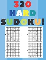 320 hard Sudoku: easy sudoku puzzle books for beginners B08DBVR3V2 Book Cover