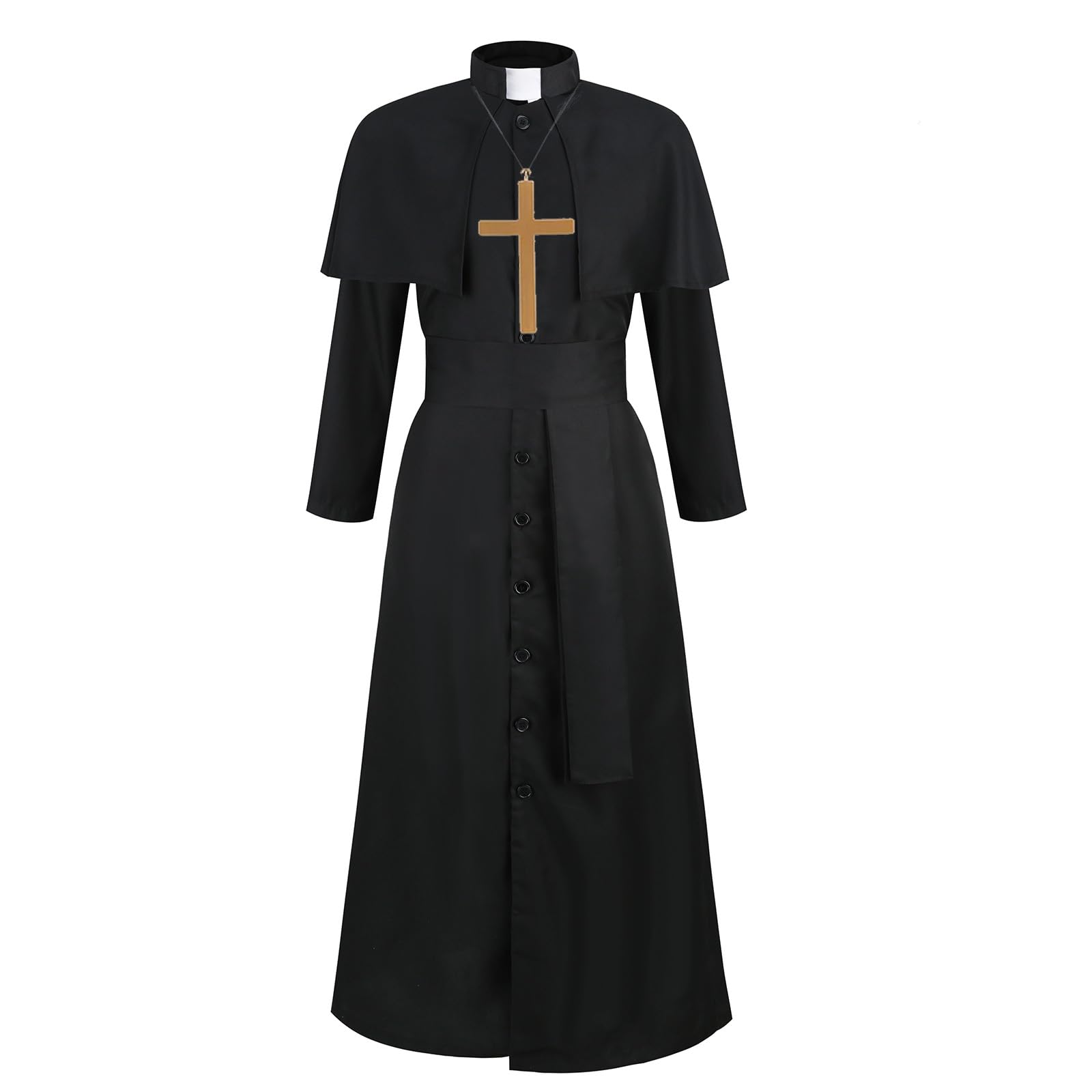 black priest dress Black Priest Robe, Religious Cassock - Custom Order