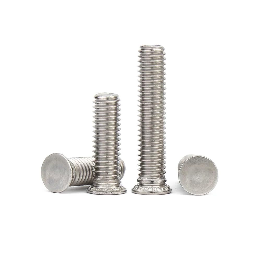 Set di bulloni e Dadi, Bulloni a Vite Piatta rivettanti a Pressione in Acciaio Inossidabile 304 da M3 a M10, Dimensioni Multiple(M3 x 18mm)