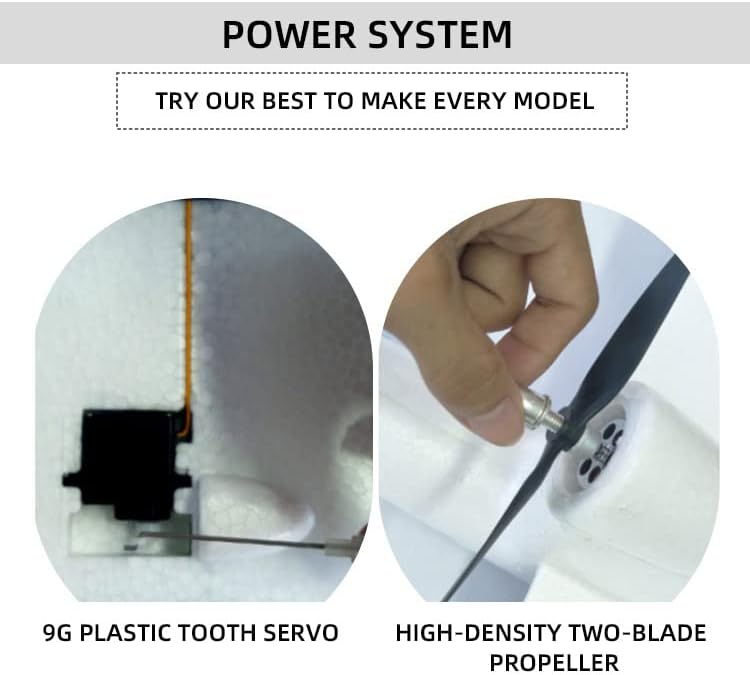 Miniatura 4 de Avión RC Sky Surfer 55.118 in 55inch Envergadura EPO FPV Planeador Entrenador RC Avión Versión PNP (Rojo)