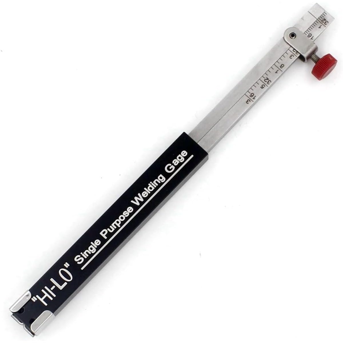 Hi-Lo Gage Single Purpose Welding Gauge Measure Rootweld Spacing with Clip in Inch Stainless Steel
