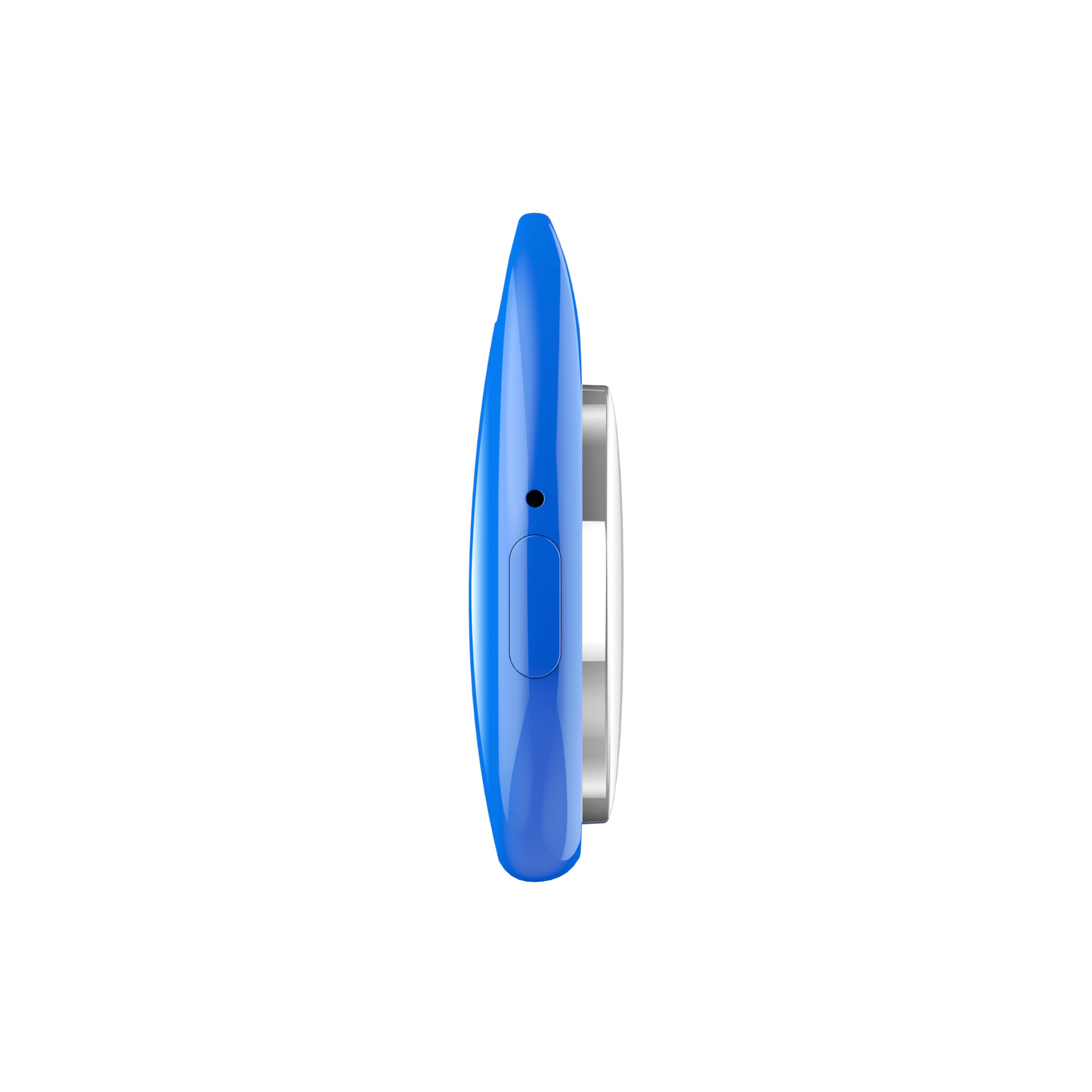 QCOQ® Air Tags 4 Pezzi ​Blu, Smart Tracker Bluetooth Compatibile con Apple Dov’è App (solo iOS), Localizzatore Chiavi fino a 100dB con Batteria Sostituibile per Chiavi/Bagagli/Valigie/Portafogli