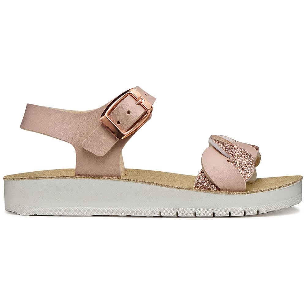 Geox J COSTAREI GI Sandal, LT Rose, 30 EU
