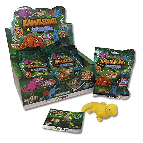 Sbabam- KAMALEONTI ET LEZETTES Lot de 4 sachets Jelly Planet, 047-19