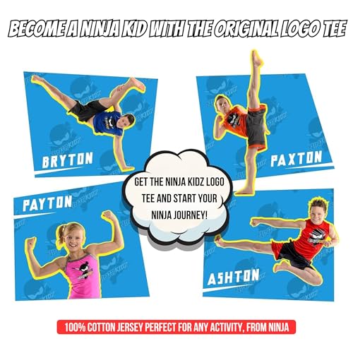 Official Original Logo Tee Boys Shirt, Dress Your Ninja Kids in Cool Kids Clothes, Ninja Shirt Merch3