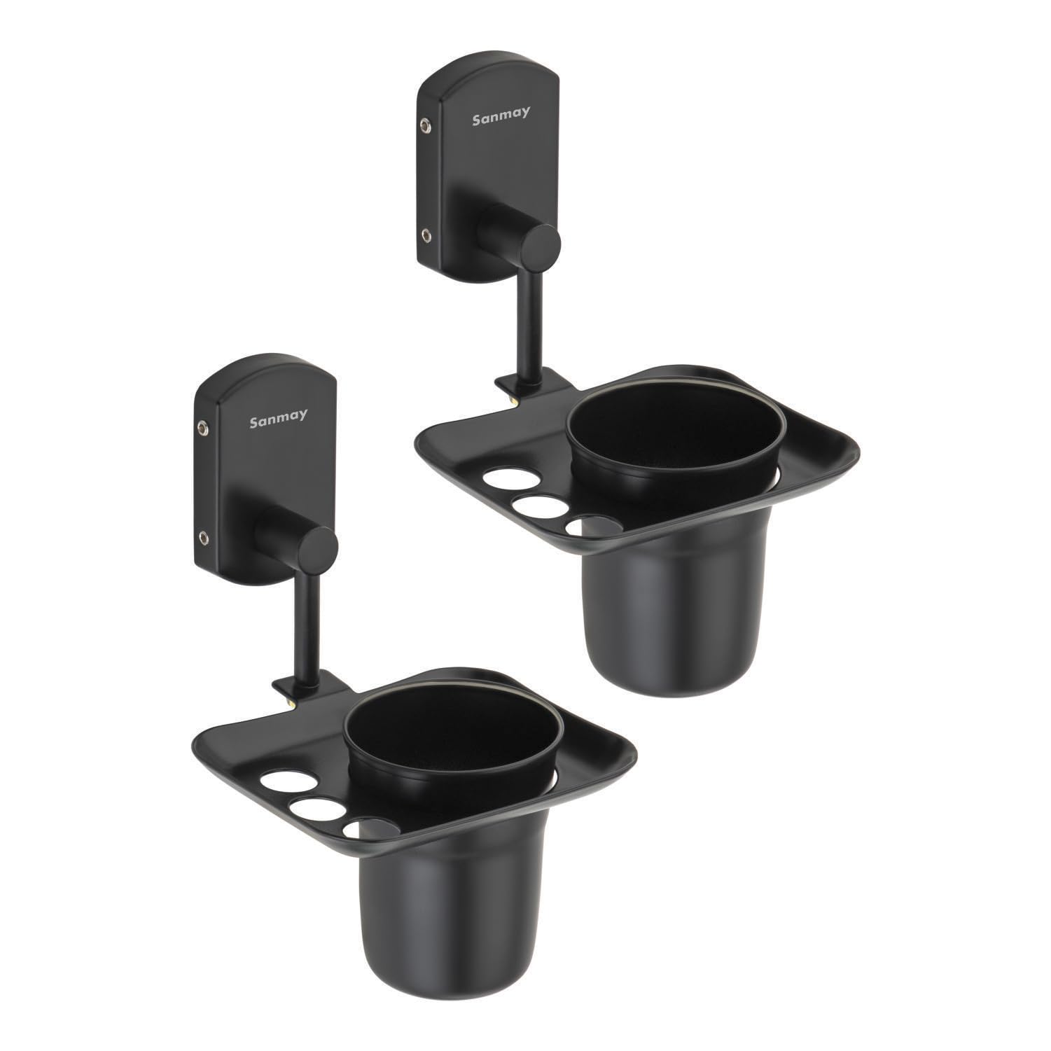 Sanmay Stainless Steel Queen Bathroom Wall Mounted Glass Holder (Set of 2) (B0CZHPL3WB) Amazon Price History, Amazon Price Tracker