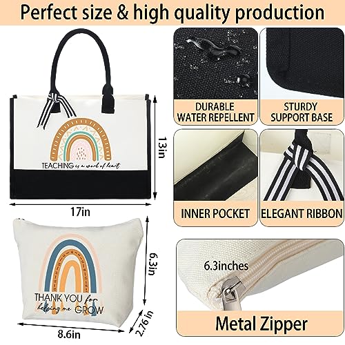 Pack de 20 bolsas tote de lona para maestras miniatura 4