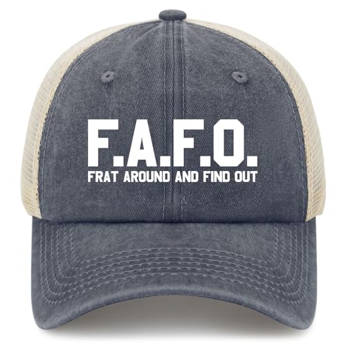 Frat Around and Find Out Premiums Sun Hats Garde caps for Boyfriends