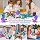 JONRRYIN 3D Gedrucktes Drache, 60CM Drachen Spielzeug mit Augen, Kreative Spielzeug und Deko, Erwachsene Kinder Drachen Ei 3D Deko Schreibtischspielzeug Geschenke