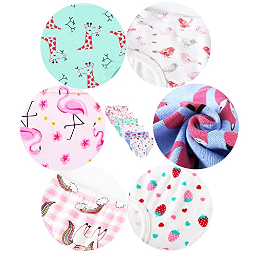 Image of Barara King Little Girls Soft 100% Cotton Underwear Toddler Panties Big Kids Undies