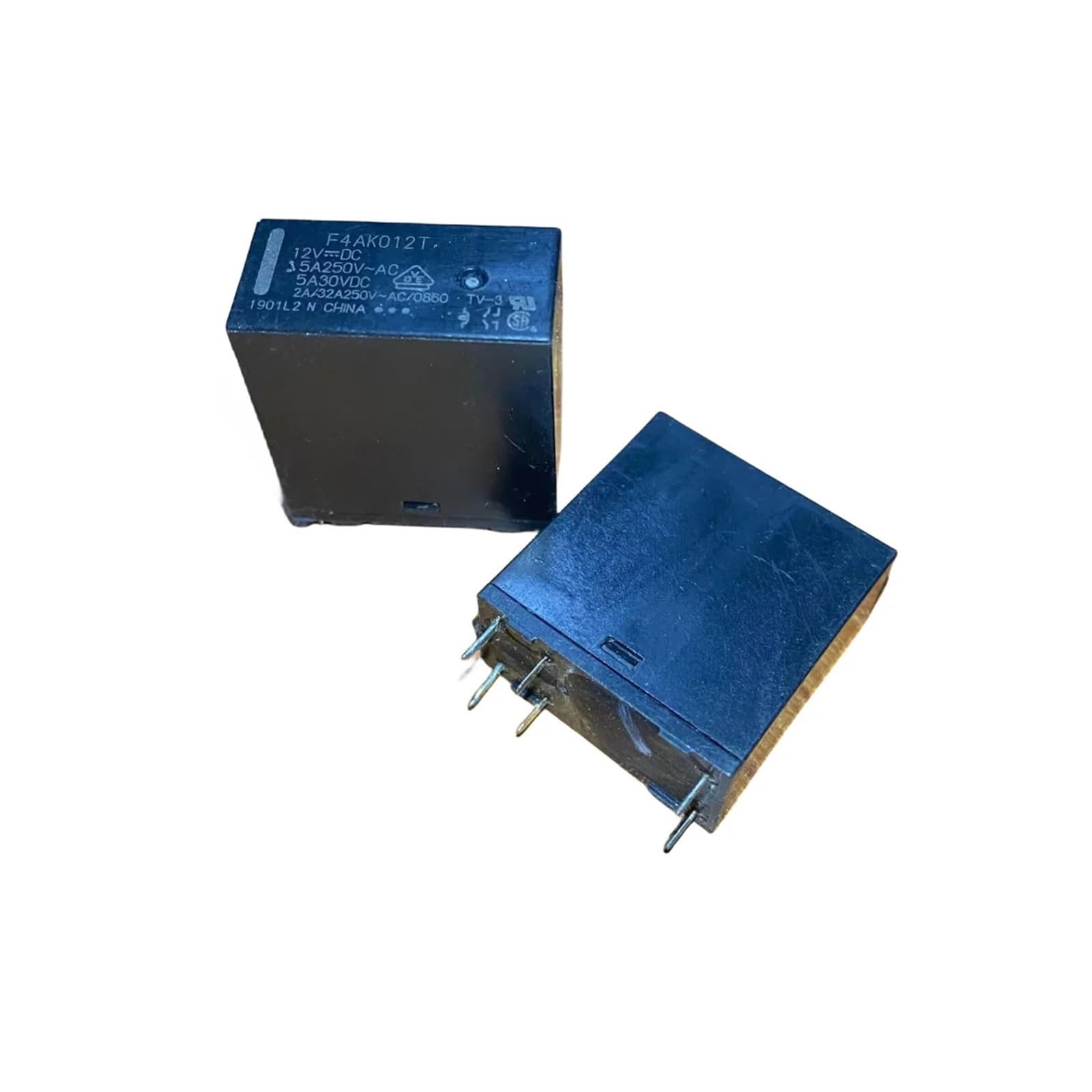 Relé F4AK012T de 12V para reparar placas electrónicas pack de 10