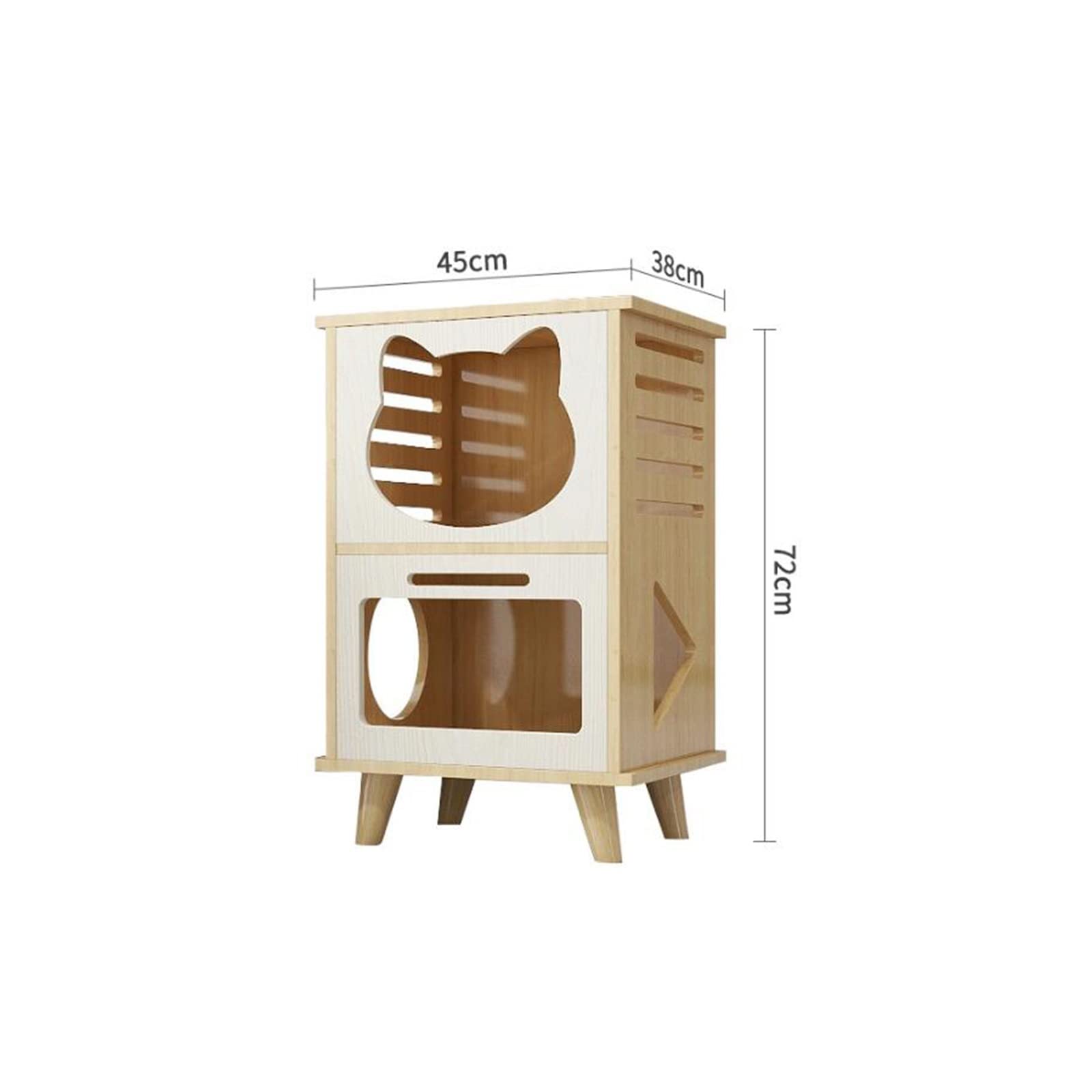 villa per gatti Gabinetto for gatti Comodino Gabbia for Villa for Lettiera for Per interni
