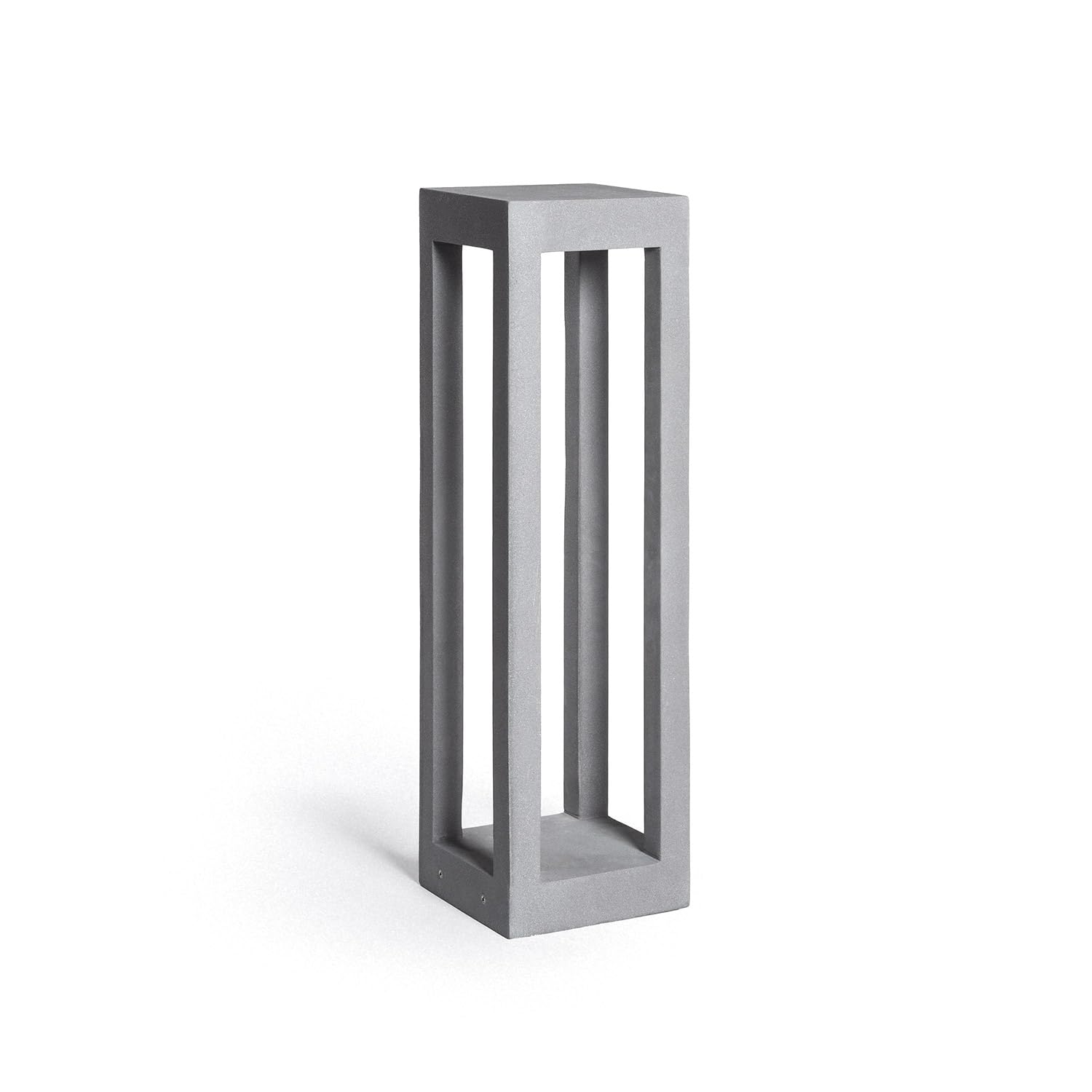 LEDKIA Baliza Exterior LED Regulable 6W Cemento Blynte 70 cm Gris Piedra