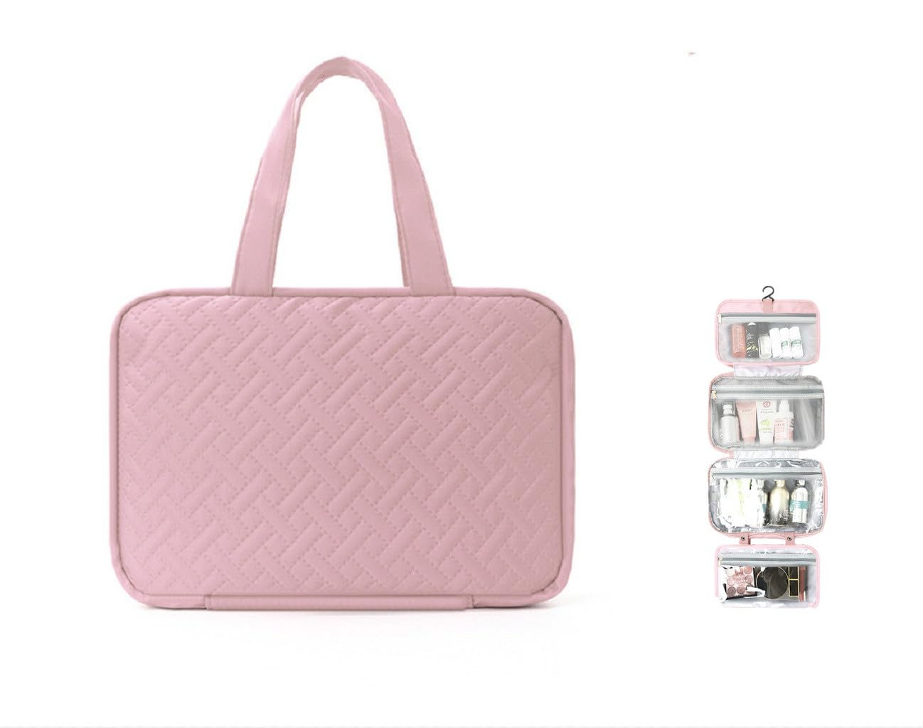 SUTMDO Wash Bags for Boys & Girls,Lightweight Carry-On Size,Toiletry Bag for Traveling,Small Tote Bags,Sport Toiletry Bag, (51-tyhong)