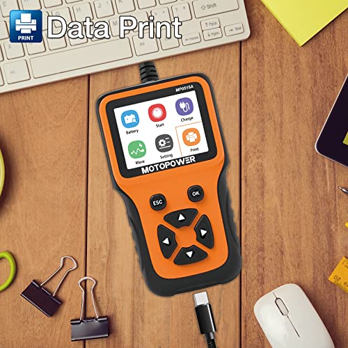 Motopower MP0515A 12V Car Battery Charge Tester And Alternator Analyzer thumb #6