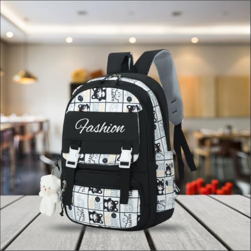 Image of Tinytot 30 Litre Japanese Korean Style School Bag Water-Resistant Laptop & Travel Backpack - Unisex Large 18 Inches Multipurpose Student Backpack for Boys & Girls, Men & Women