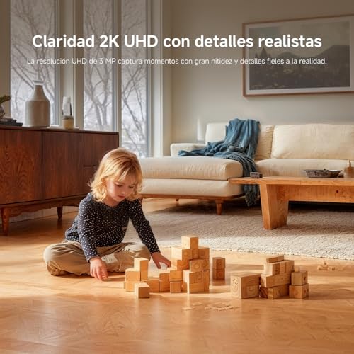 XIAOMI C302 Cámara Vigilancia WiFi Interior 2K 3MP 360°, Barrera Virtual - Imagen 4