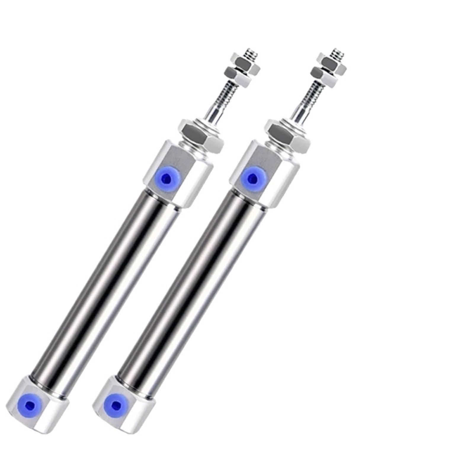 RCGKNNMUZ 1pcs CDJ2B Type Mini Stainless Steel Pneumatic Cylinder Double Acting CDJ2B10 CDJ2B16 Small Single Rod Air Cylinder(Stroke 125mm,Bore 16mm)