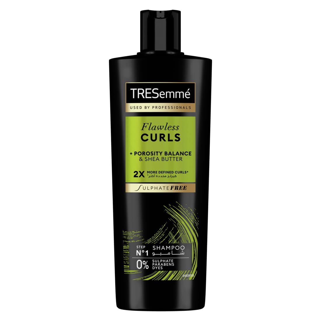 TRESemméShampoo, Flawless Curls, 2x more defined curls*, with Porosity Balance™ & shea butter, 250ml
