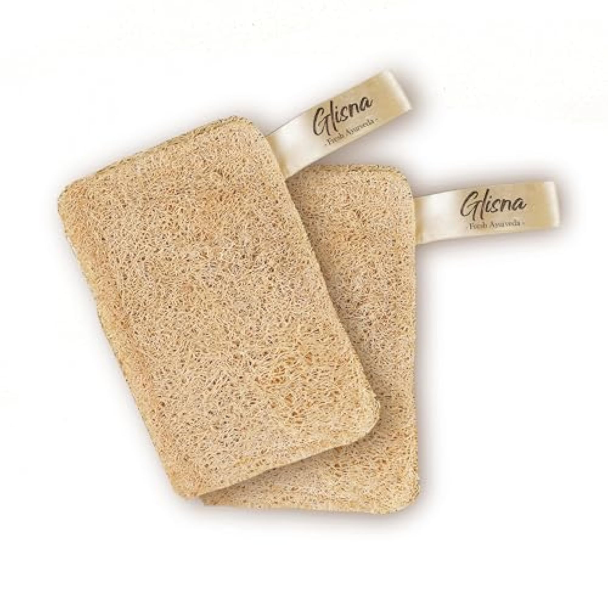 Natural Loofah for Bathing, Large Exfoliating Shower Scrubber
