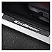 Protecteur de seuil de Voiture pour Fo-RD ECOSPORT Auto Fibre De Carbone Anti-Rayures Protecteur Decal Scuff Scuffing Tuning Accessoires 4 PIÈCES Autocollants De Sortie De Voiture De Voiture