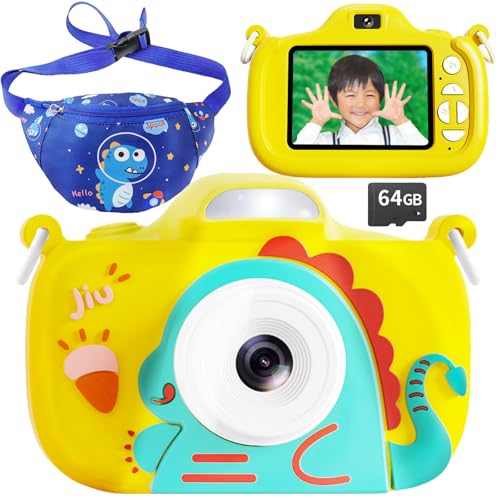 Amazon.co.jp: 【フラッシュ付・64GB付】 恐竜 トイ キッズカメラ