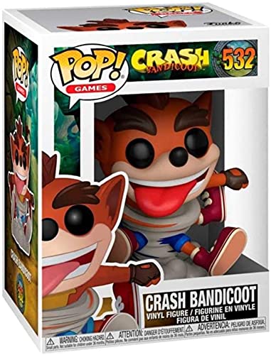 Pop Crash Bandicoot - Whirlwind Crash Bandicoot Funko Pop! Vinyl Figure (Bundled With Compatible Pop Box Protector Case), 3.75 Inches #TOP1