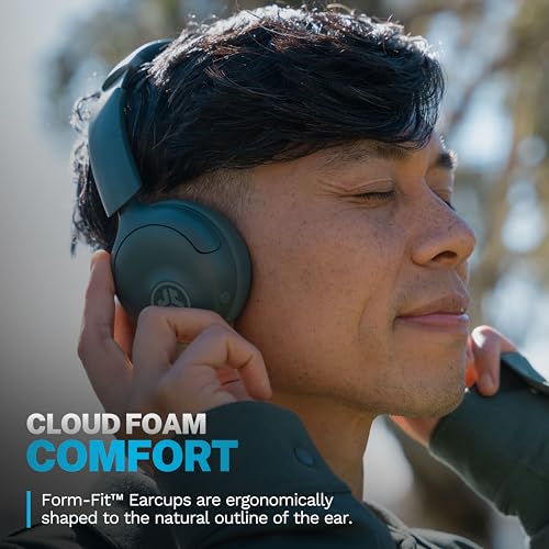 JLab Go Lux ANC Wireless Headphones, Sage, Hybrid Active Noise Cancelling, Premium On-Ear Bluetooth Headset, Customizable Sound, Be Aware Mode, Cloud Foam Comfort, Multipoint Connection - Image 6