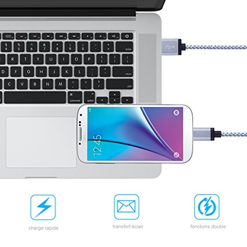 SENDIS Cavo Micro USB 2.0 1M+2M+3M Nylon