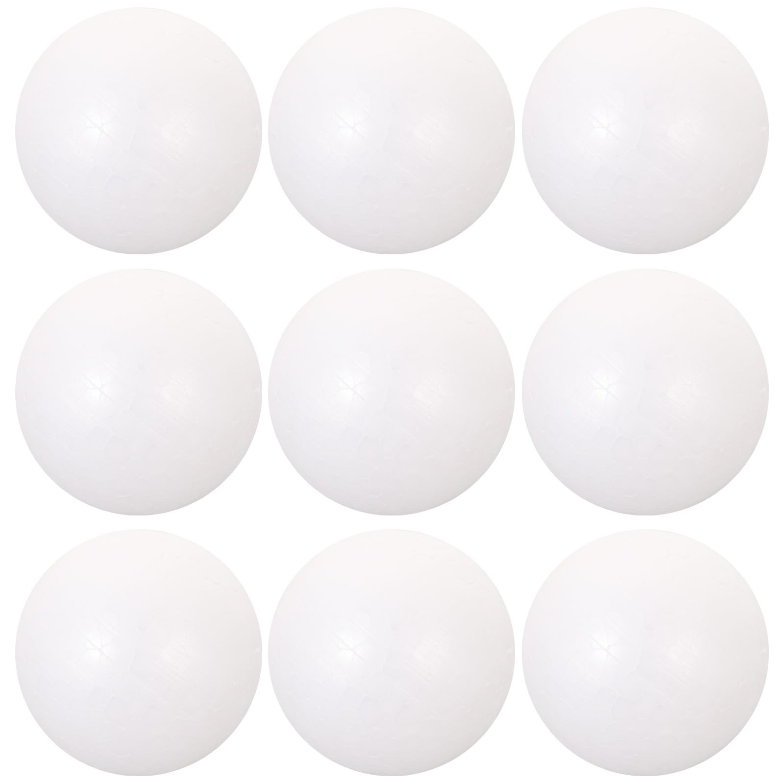 Amosfun - 24 bolas de poliestireno para árbol de Navidad, bolas de poliestireno, para manualidades, manualidades, 6 cm