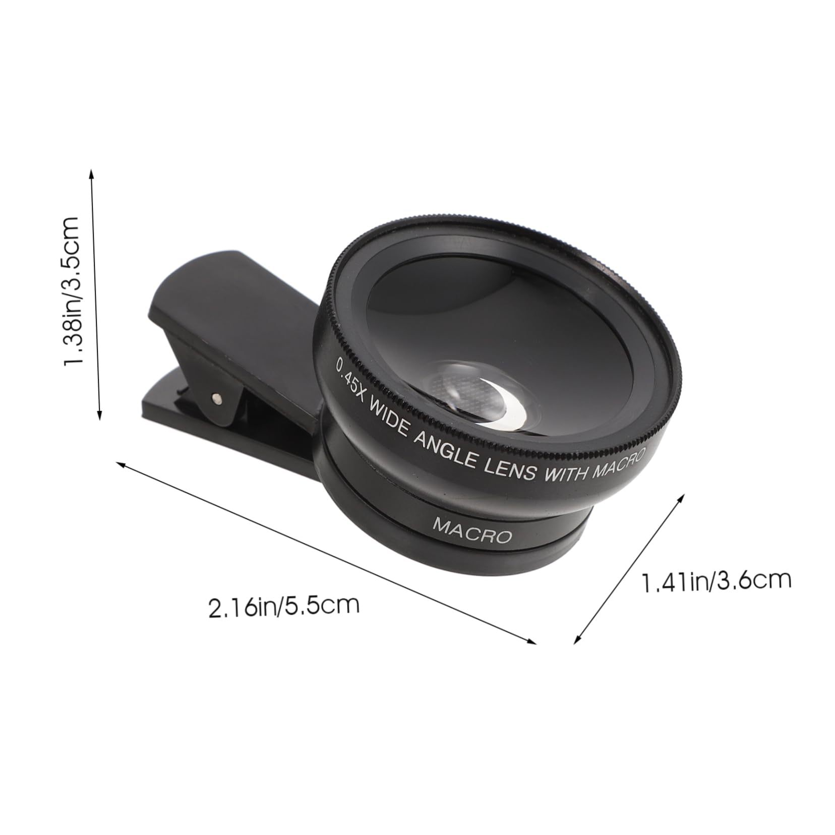 SEWACC 0.45x Wide Angle Macro Lens for Cell Phone Wide Angle Lens Macro Capabilities