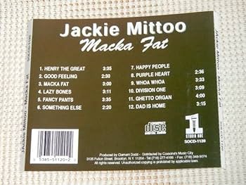 Amazon.co.jp: 廃盤 Jackie Mittoo ジャッキー ミットゥー Macka