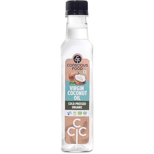 Conscious Food Cold Pressed Virgin Coconut Oil 250ml Certifi