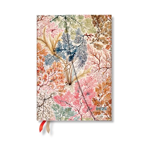 Paperblanks | 2026 Anemone | William Kilburn | 12-Month Planner | Midi | Vertical | Wrap | 160 Pg | 100 GSM