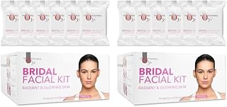 O3+ Bridal Facial Kit for Radiant and Glowing Skin - Suitable for All Skin Types (120g X Pack of 12) Price In India