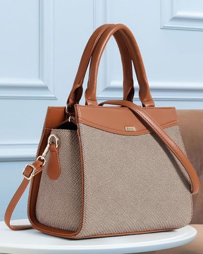 Image of Multi Compartment Denim Design Handbag, Multipurpose handbag with Shoulder Strap
