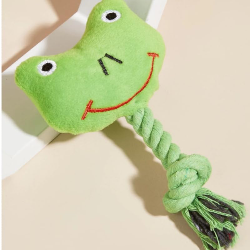 Dog Trust Puppy Squeaky Toys Stuffed Squeaky Playing Chewing Teeth Cleaning Interactive & Training Animal Shape Toy-1 Piece (Frog) (B0CTXG71T4) Amazon Price History, Amazon Price Tracker