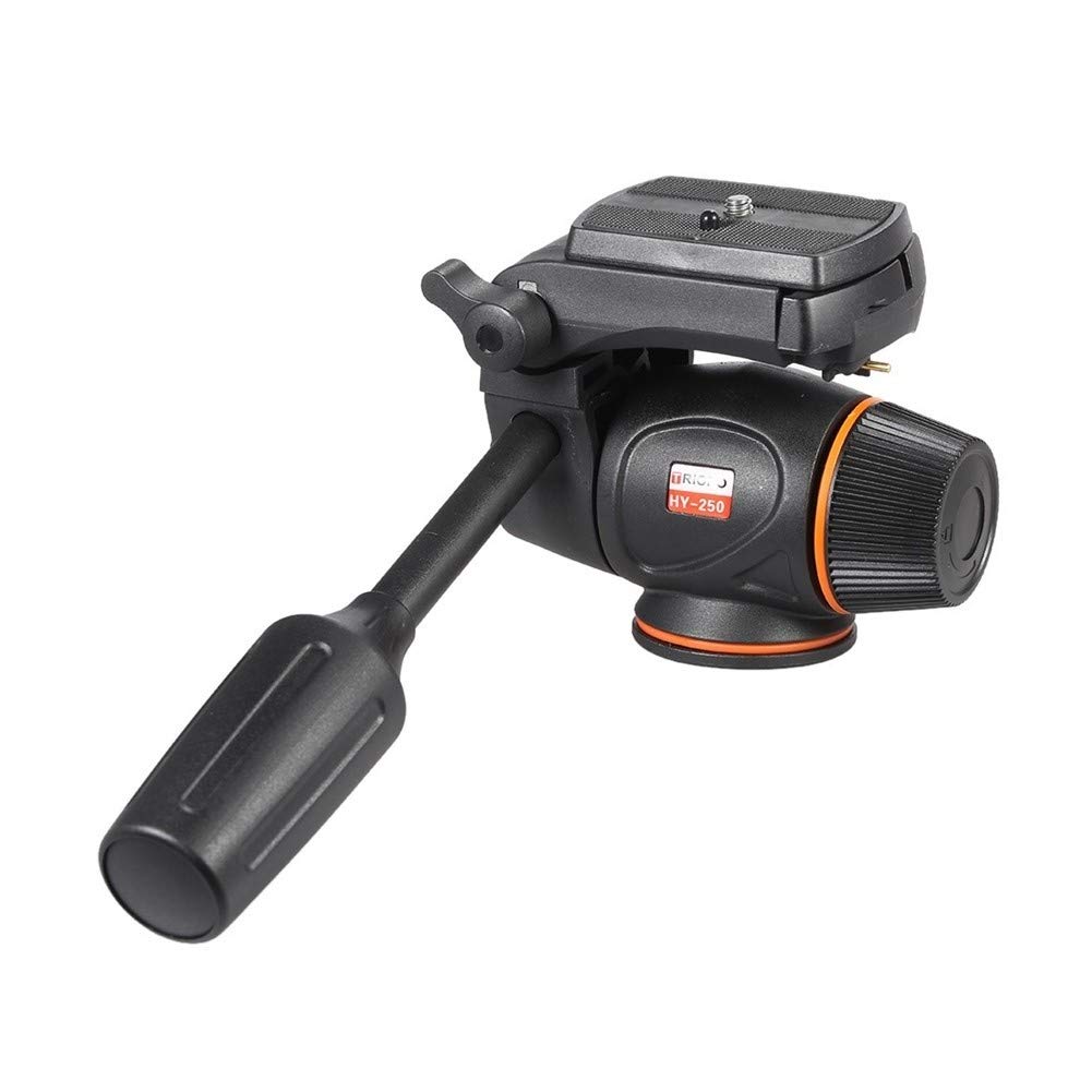 Titular de la lente de la cámara La cámara de vídeo hidráulica Cabeza Placa de fluido LANZAMIENTO / w rápida for la toma de DSLR videocámara de la cámara del trípode de Monopod de Cine Trípode para cá