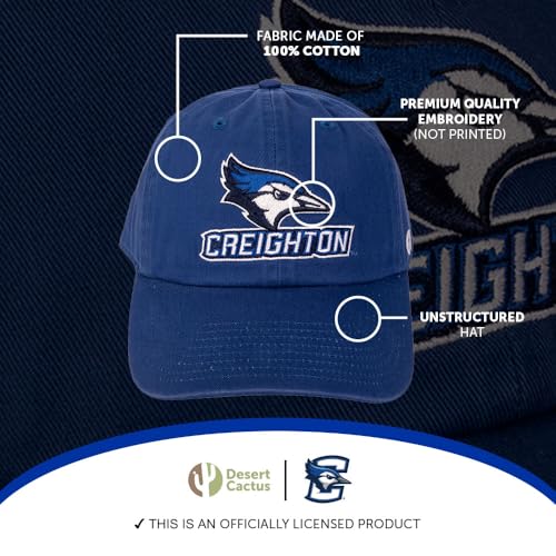Desert Cactus Creighton University Gorra bordada ajustable miniatura 4