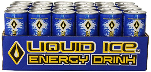Liquid Ice Energy Drink Regular, 8.3-Ounce Cans (Pack of 24)