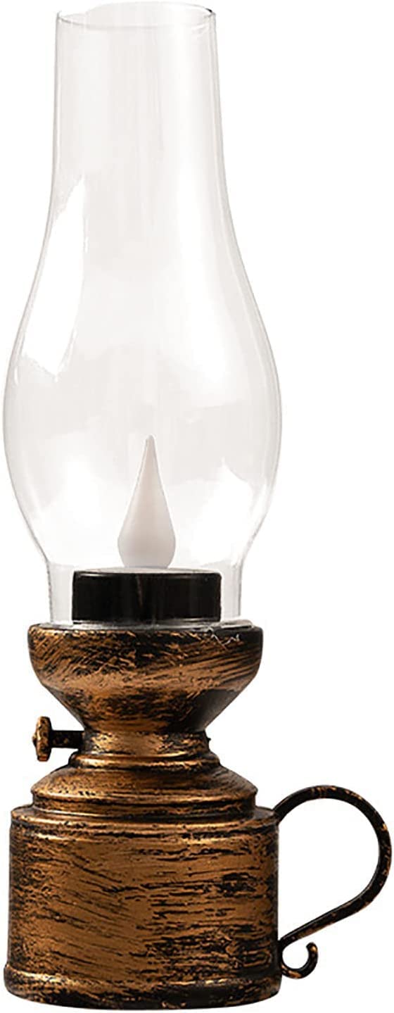 Kerosene lamp Oil Lamps,Kerosene Lamp, Burning Lantern,Hurricane ,Vintage Storm(Bronze)